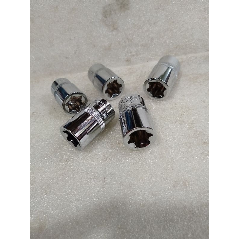 Kunci sok Bintang E 20 chrome vanadium - star bit socket buat nissan