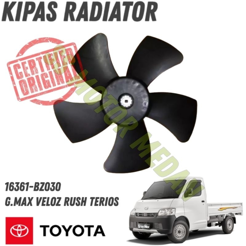 KIPAS RADIATOR FAN BLADE G.MAX VELOZ TERIOS RUSH 16361-BZ030
