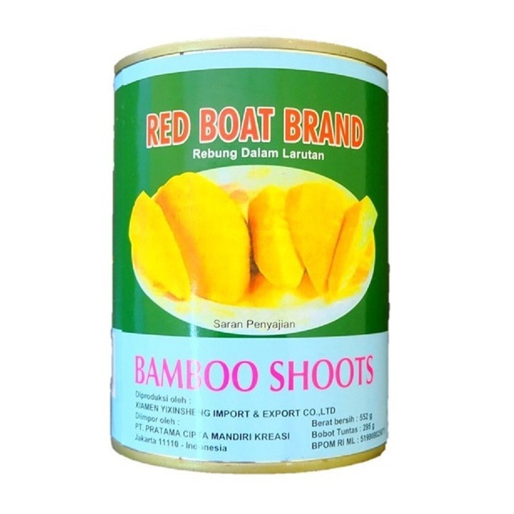 

Bamboo Shoots 552gr Red Boat Brand / Rebung Kaleng / Kalengan