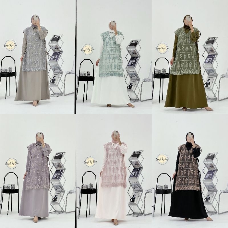 LAESHA RAYA DRESS GAMIS WANITA BY GAGIL FASHION