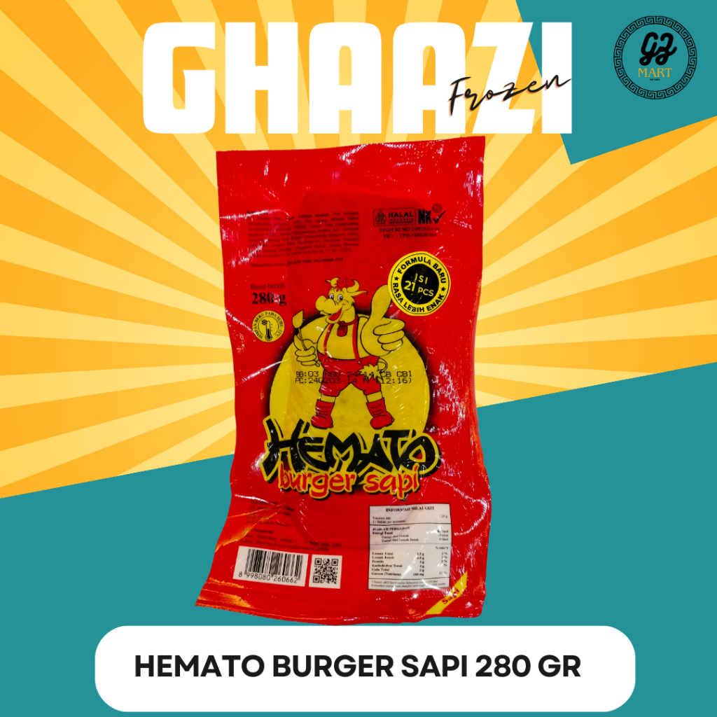 

HEMATO BURGER SAPI 280 GR