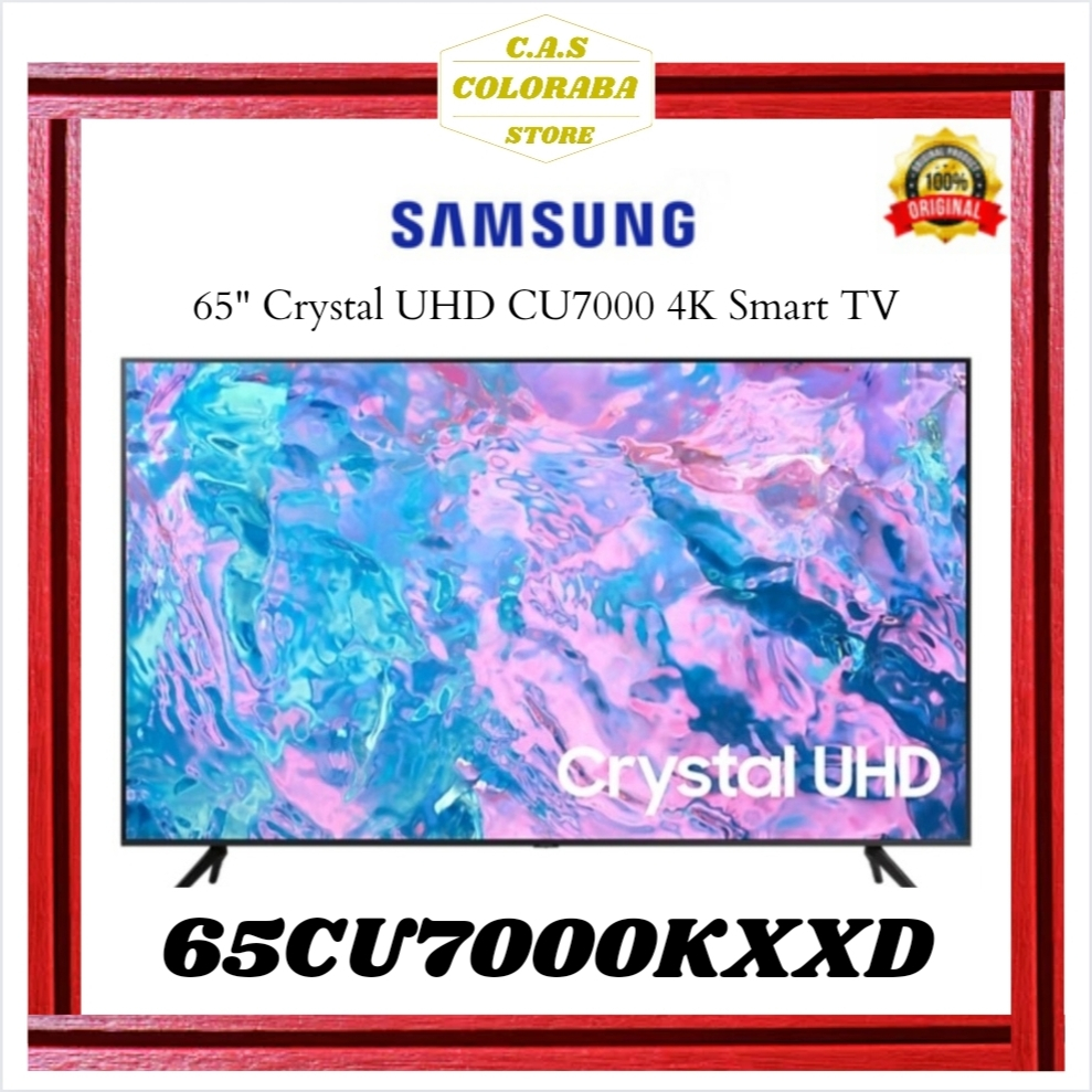 TV SAMSUNG 65CU7000 SMART TV 65 INCH LED 4K UHD UA65CU7000KXXD UA65CU 65CU 65CU7000KXXD 65CU70