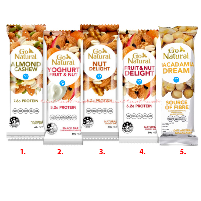 

Go Natural 50gr Yoghurt Fruit & Nut Snack Good Source Of Protein Cemilan Sehat Almond Cashew Nut Delight Fruit & Nut Delight Macadamia