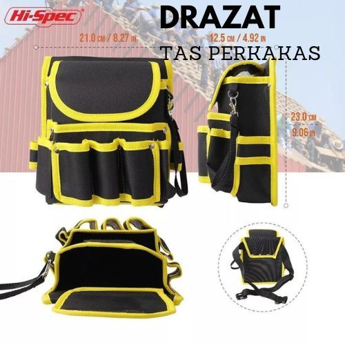 Tas perkakas pertukangan pinggang untuk bangunan dan listrik
