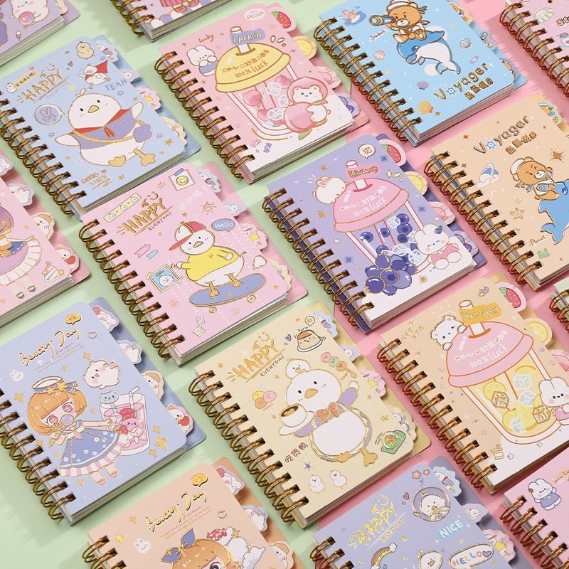 

Note Book Ring Spiral Karakter Lucu 97x112mm / Buku Mini Sanrio / Bear / Sweet Girl