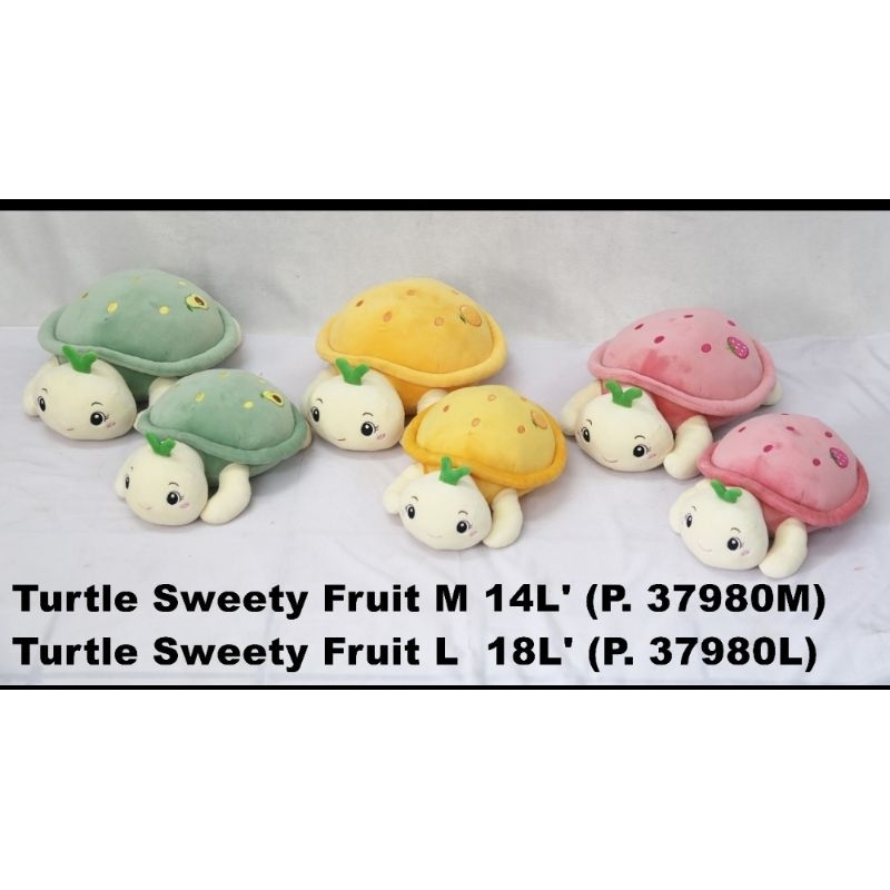 BONEKA KURA KURA .SEULGI.BONEKA TURTLE SWEETY FRUIT M14 L"