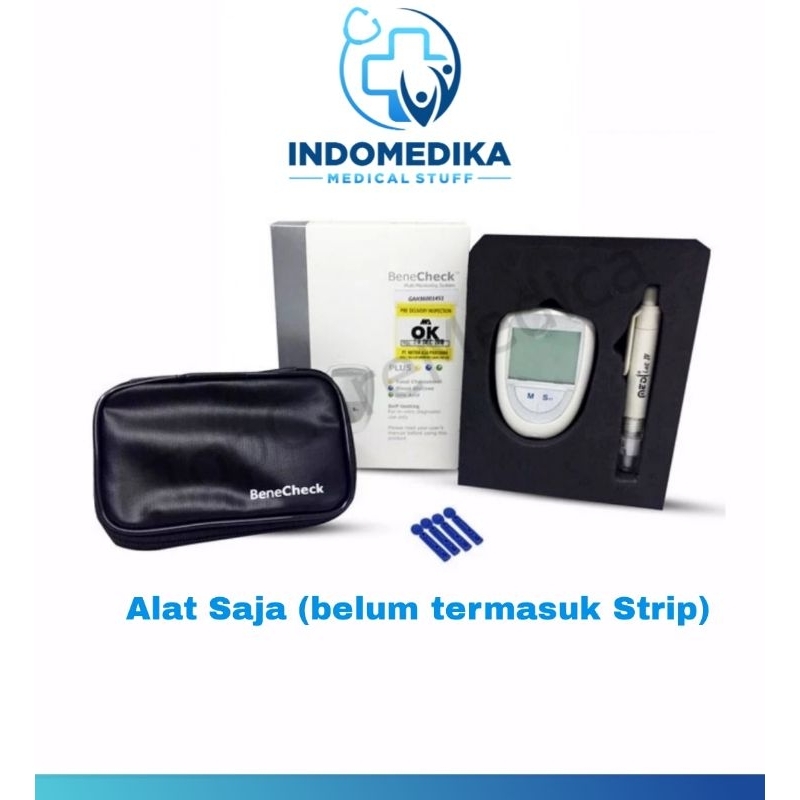 Alat Benecheck 3in1 GCU ( Alat saja ) BeneCheck Alat Test Darah