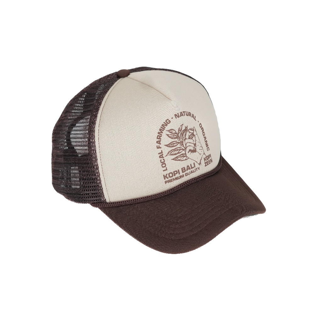 TOPI BALI TRUCKER HAT UNISEX - KOPI BALI