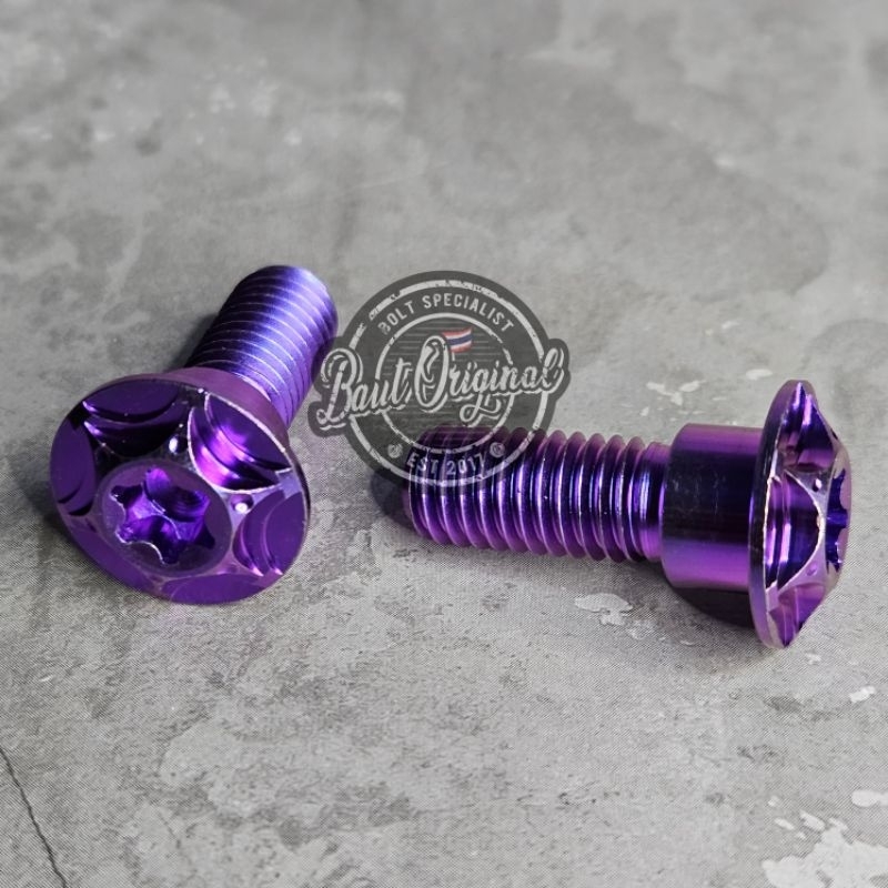 Baut Disk Disc Cakram Titan Piringan Probolt Drat 12 Knob Bushing Knop Bos Bosh Original Vietnam