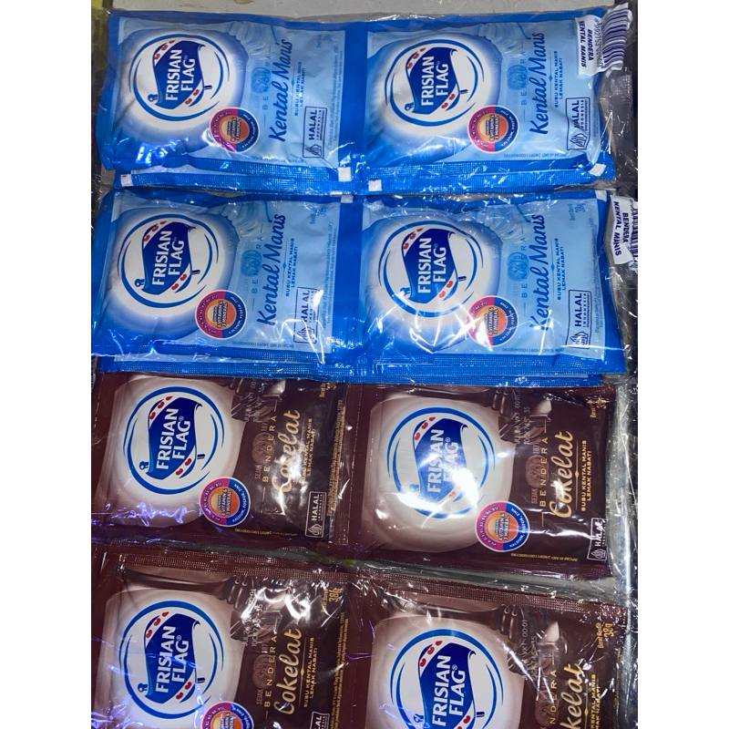 

susu frisian flag kental manis bendera sachet 38gram