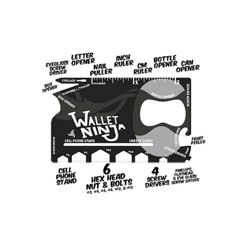 Kunci Hex Tools Serbaguna Wallet Ninja Card