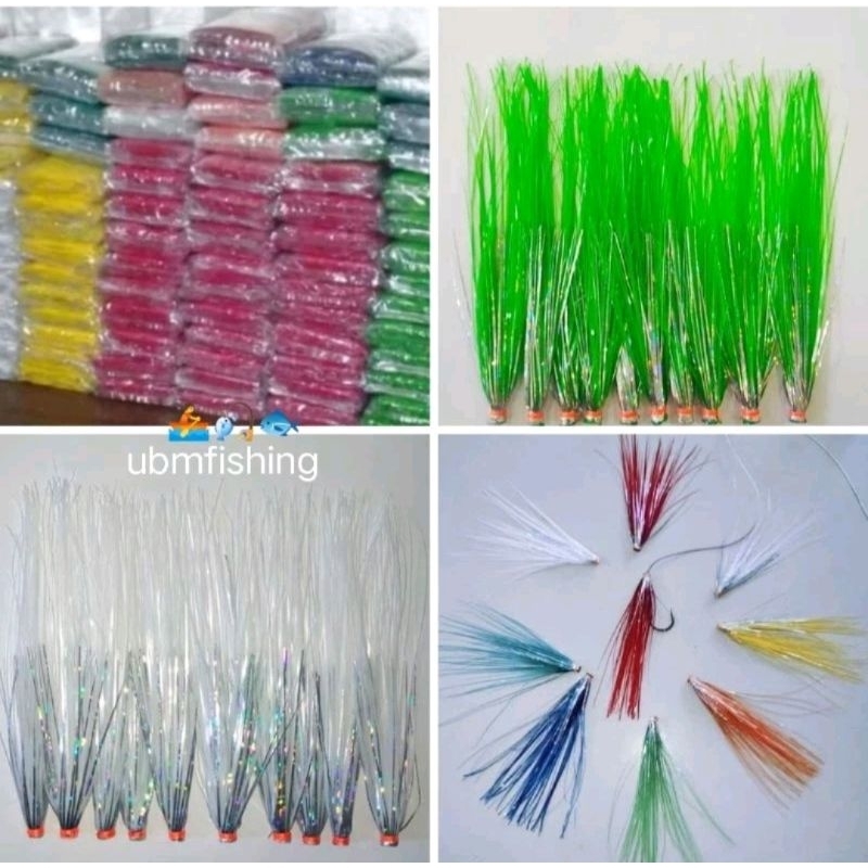 50/7PCS SABIKI KOTREK 3-10CM, UMPAN IKAN KEMBUNG | Umpan Kotrekan✓ Umpan Assist hook✓Umpan Rawi✓ Ump