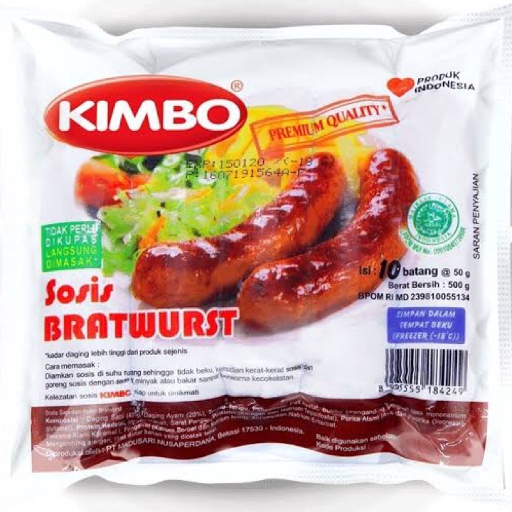 

55 COD kimbo bratwurst orginal isi 1
