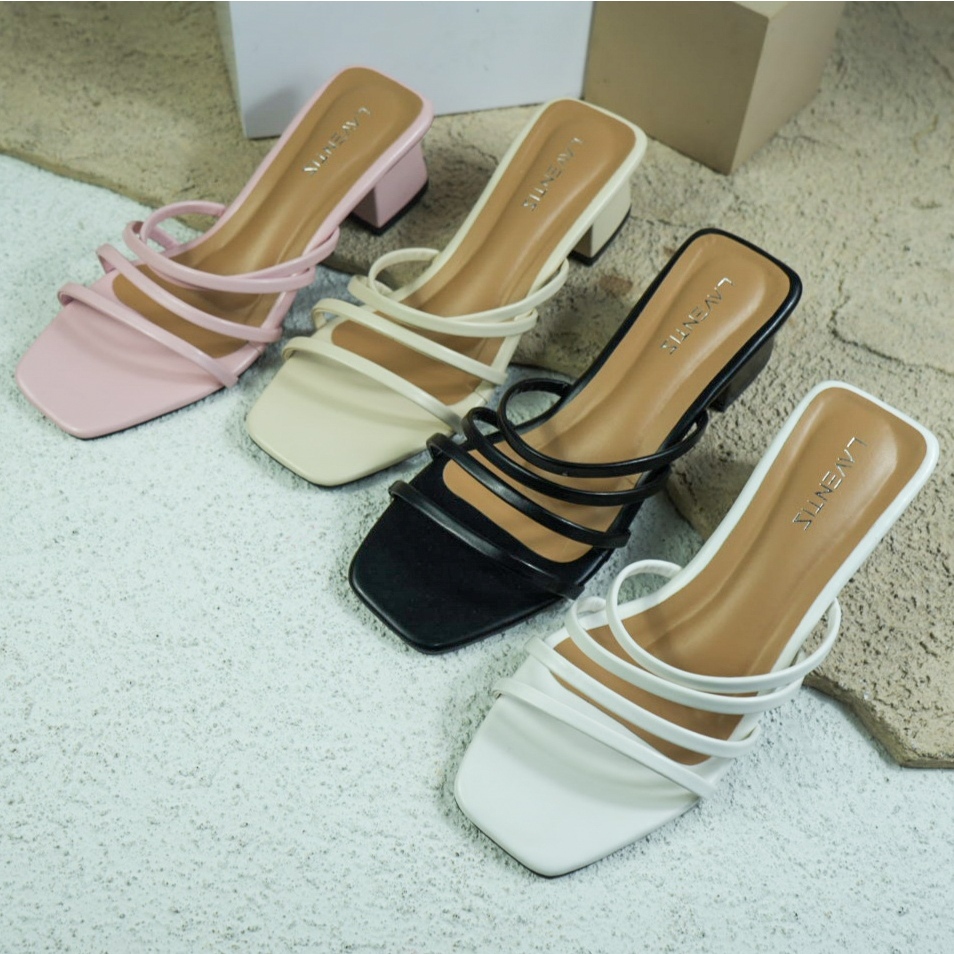 LAVENTIS Evelyn Sandal Wanita Heels 5 Cm / Sandal 41 42 43 jumbo