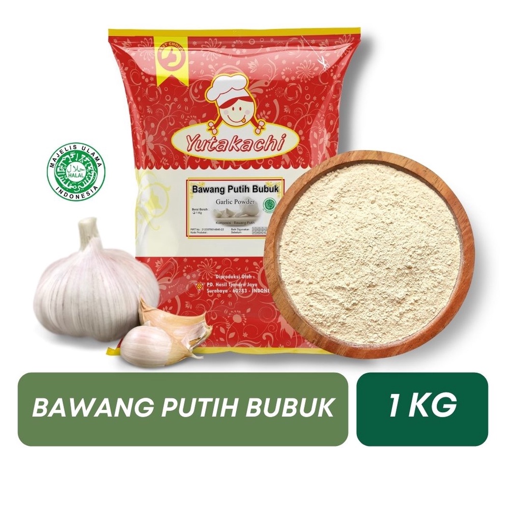 

1111 sale MURNI Bawang Putih Bubuk 1Kg Yutakachi Premium Garlic Powder Pusat Bumbu Rempah Alami Termurah