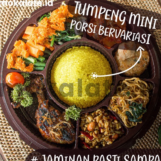 

1111 Nasi Tumpeng Mini Sekat Siap Saji Instant Halal Porsi Bervariasi