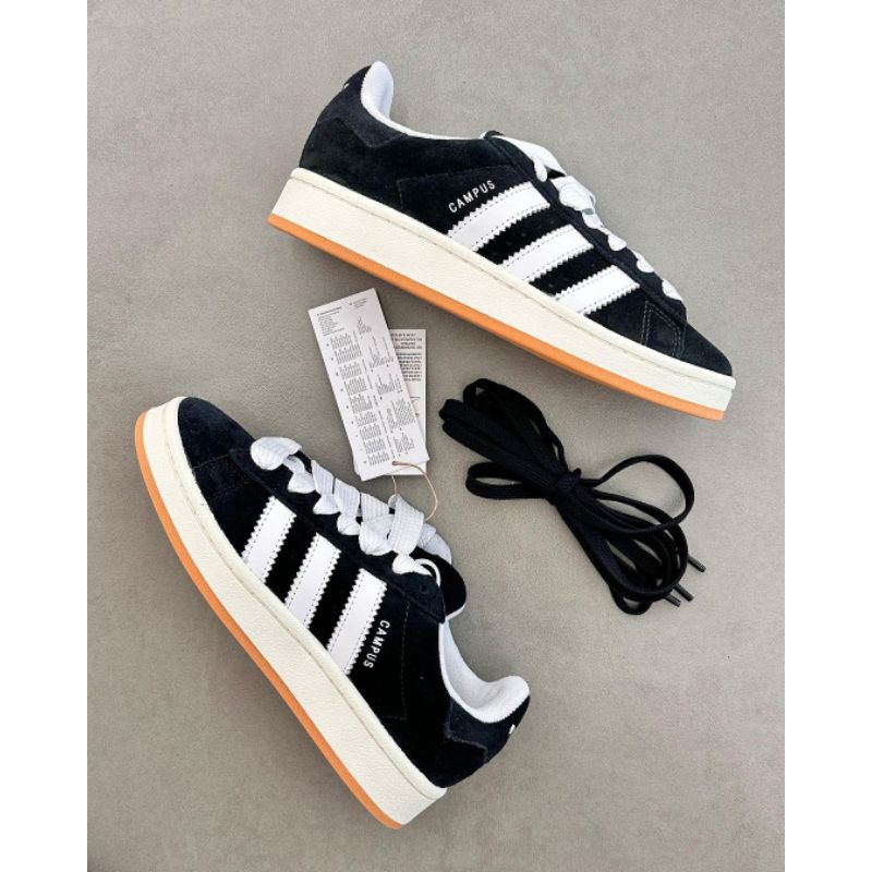sepatu impor import pria lelaki wanita ADIDASAN CAMPUS KAMPUS OOs 00s bahan busa lidah tali tebal wa