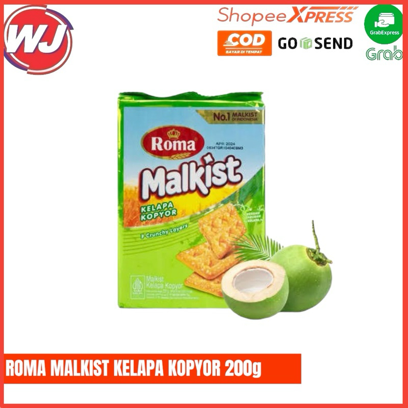 

ROMA MALKIST KELAPA KOPYOR 200g