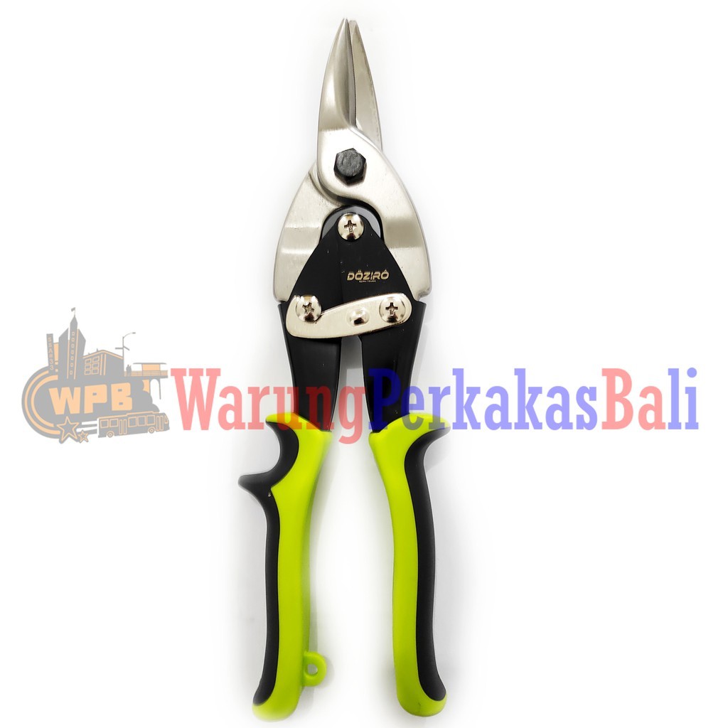 DOZIRO Gunting Holo 10" Aviation Snip 10 Inch Gunting Baja Ringan Mata Lurus Gunting Seng Flat Baja
