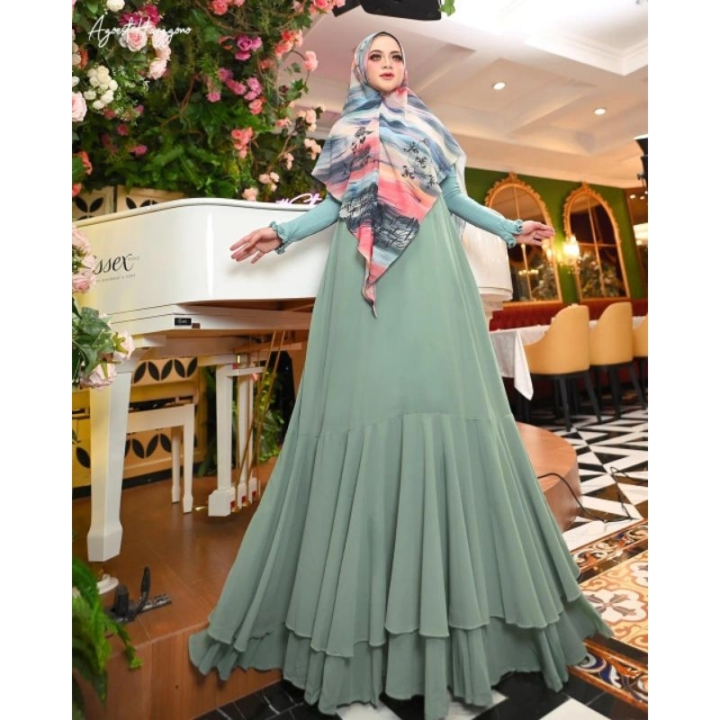 AGOEST HANGGONO SAGE SET KHIMAR MOTIF