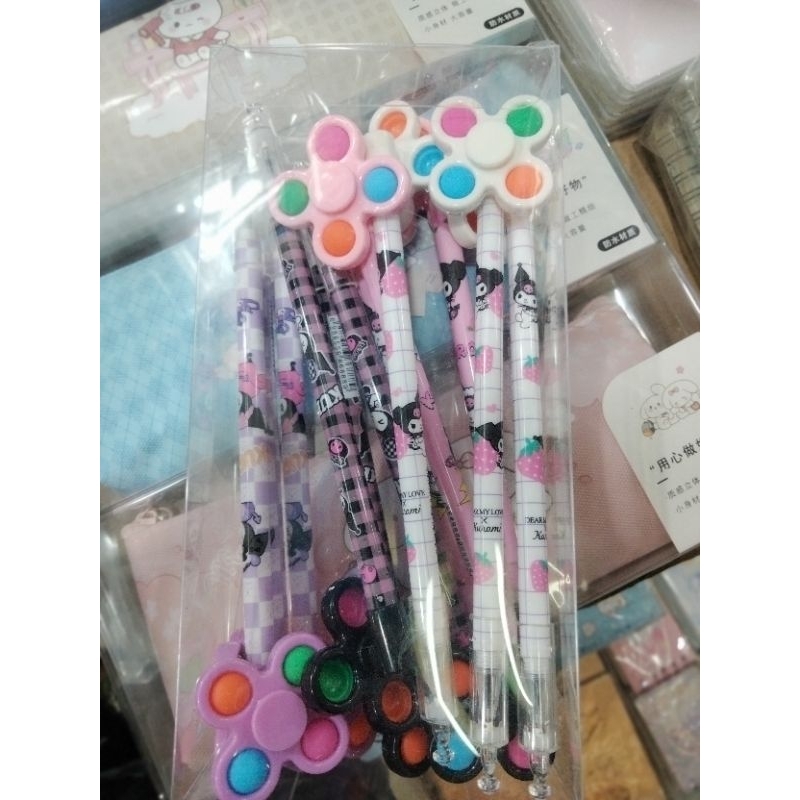 

pulpen karakter kartun lucu 12pcs
