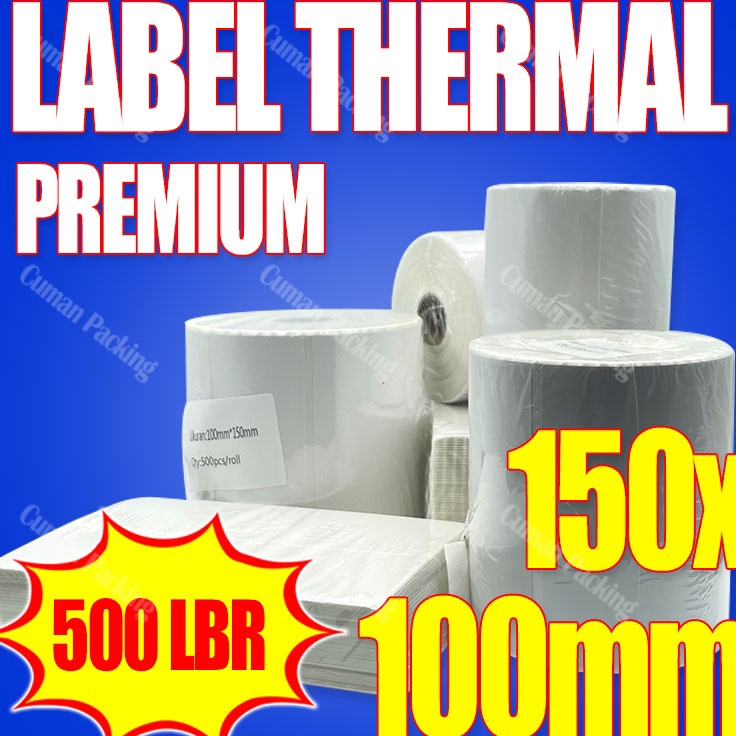 

MEGA SALE Kertas Label Thermal Kertas Stiker Barcode Thermal Online Shop 1x15mm Isi 5 pcs Waterproof Anti lentur Grosir Termurah