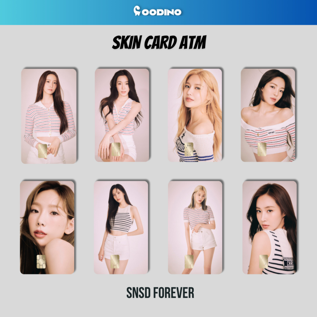 SKIN CARD ATM / STIKER ATM SNSD FOREVER VER