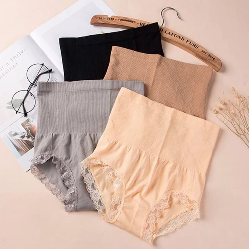 Korslet Slimming Pants Elastis Original Celana Korset Wanita Pengecil Perut