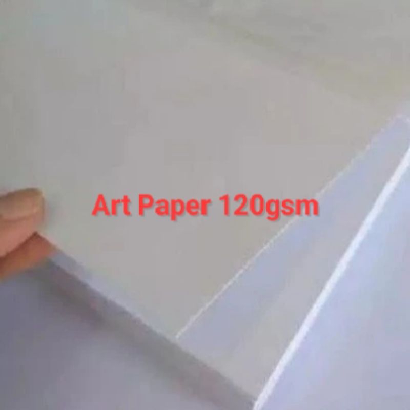 

Kertas Art Paper 120gsm A4/F4 isi 100 lbr