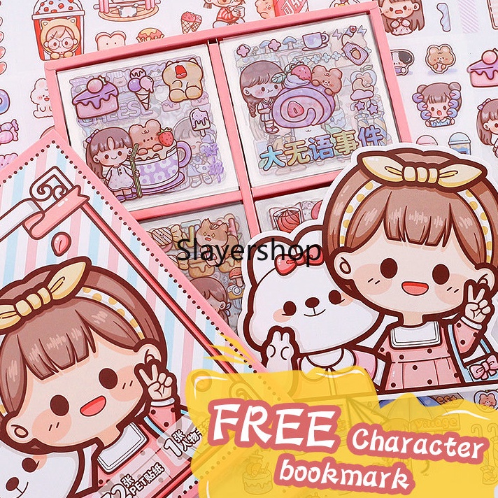 

DISKON 72 Lembar Stiker Box Aesthetic Edisi Dodo Girl 1 Box