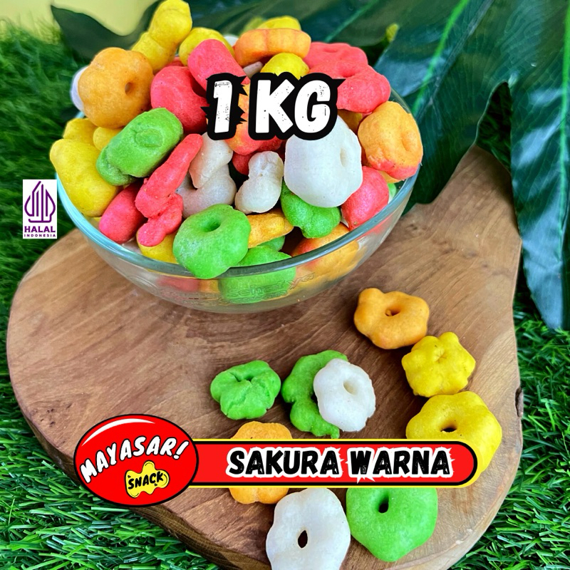 

SNACK SAKURA WARNA SAKURA RIBUT 1kg