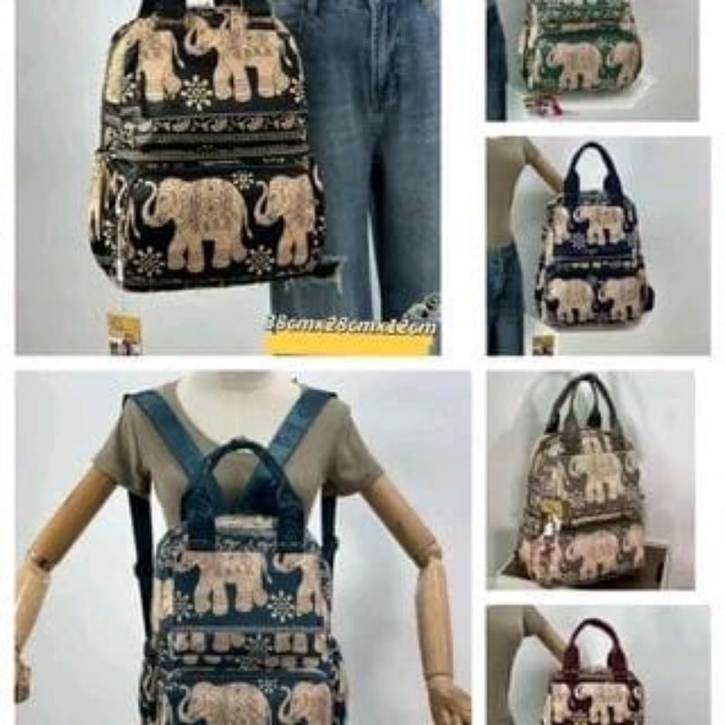 Tas ransel wanita parasut premium (semi thailand)