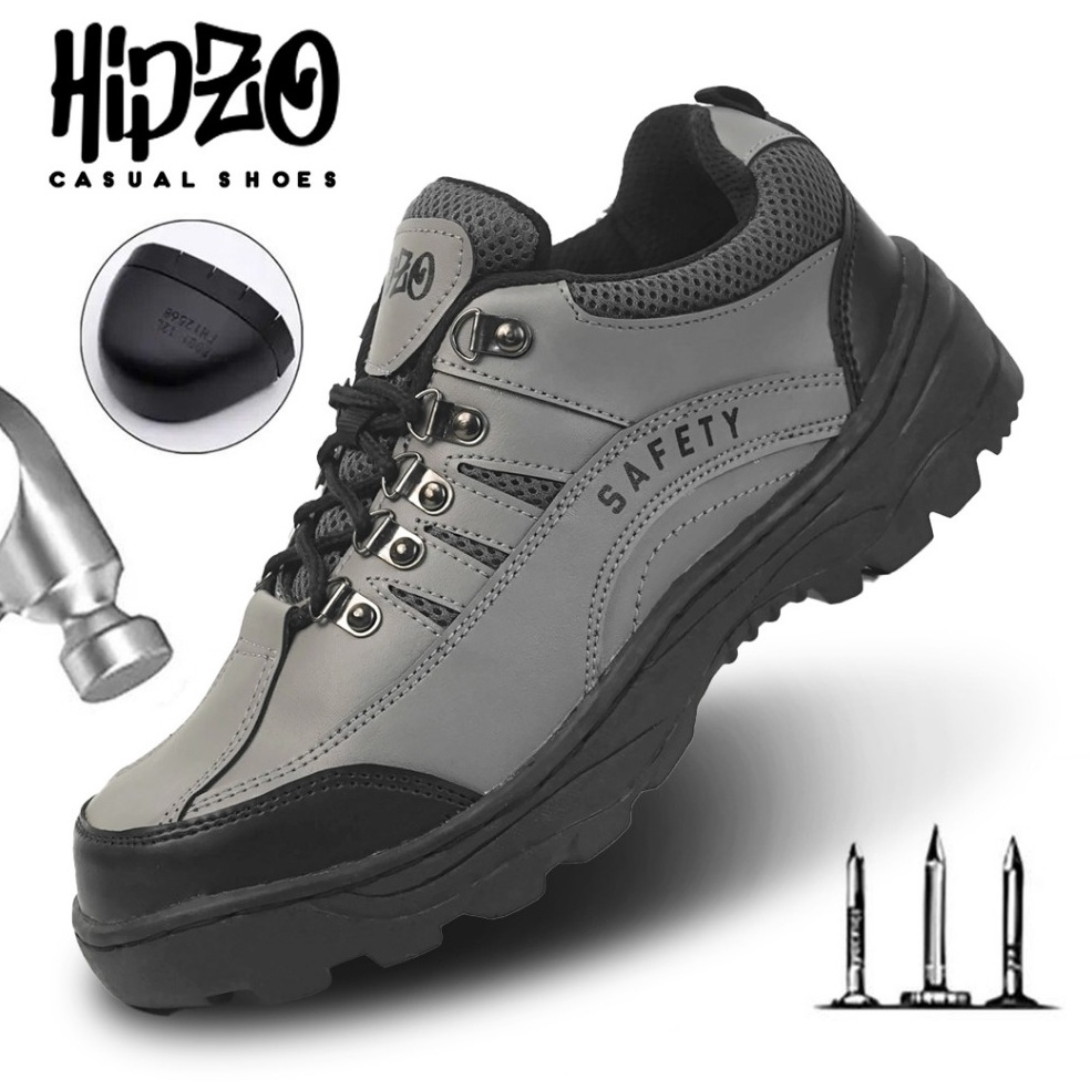 FREE ONGKIR SEPATU SAFETY PRIA ORIGINAL 1 SAFETY SHOES OUTDOOR UJUNG BESI UNTUK KERJA PROYEK TAMBANG