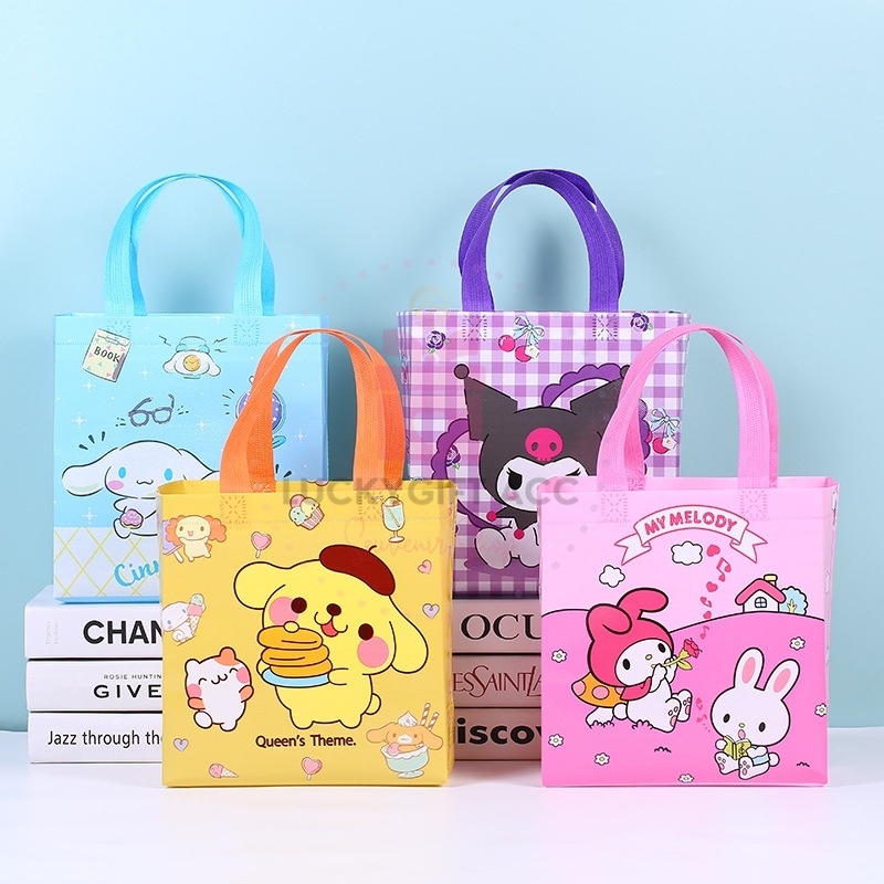 

SANRIO TAS GOODIE BAG LABUBU TAS ULANG TAHUN MOTIF CINNAMOROLL MELODY KUROMI