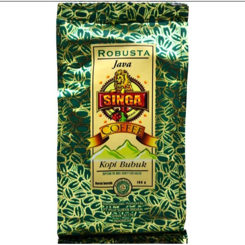 

Singa Kopi Bubuk Robusta 180g