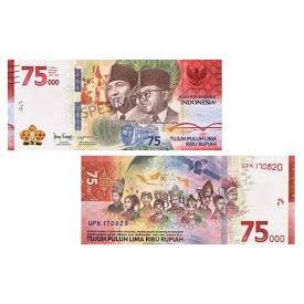 Uang 75.000 asli limited