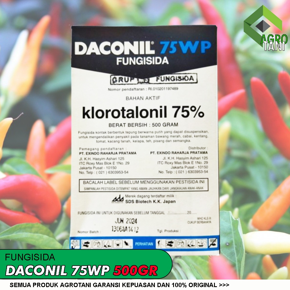 Fungisida Daconil 75WP 500 gram | Daconil 500 Gram | Daconil Original