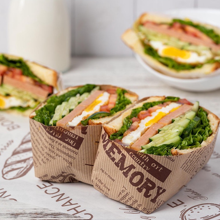 

XPRESS 5PC WAX PAPER KERTAS SANDWICH KERTAS ROTI KERTAS BURGER MOTIF BAKING PAPER FOOD GRADE 5 LEMBAR