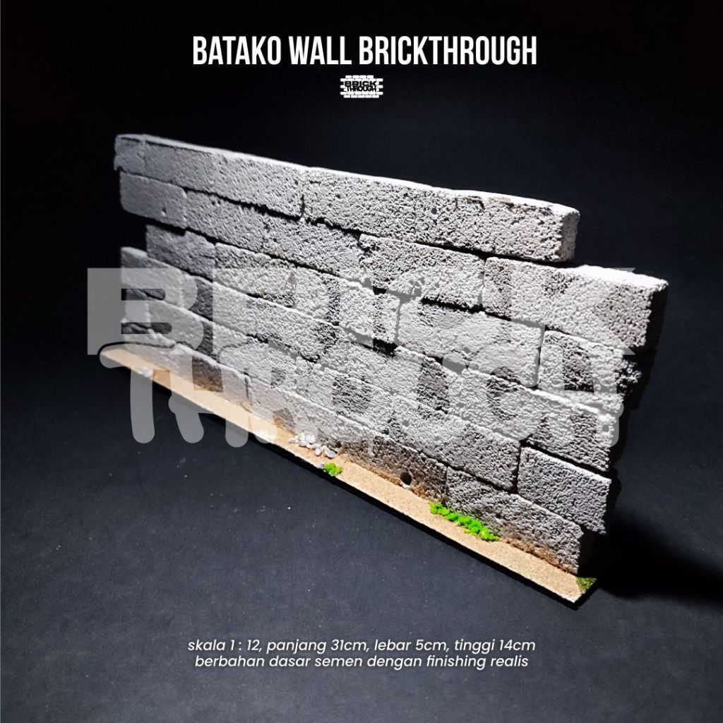 Batako Wall Brickthrough
