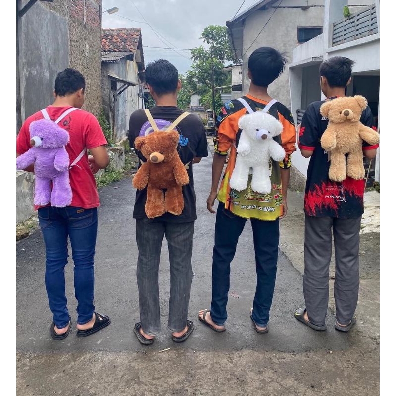Tas Ransel Boneka Teddy Bear.