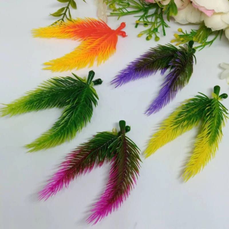 Bijian Rumput Bunga Celosia Sintetis