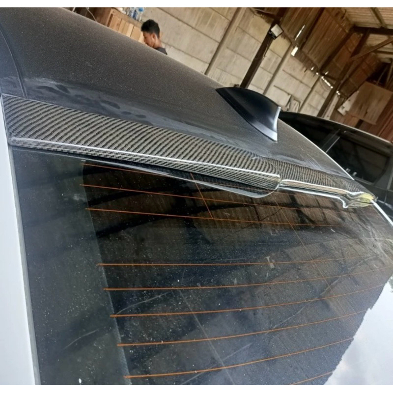 Spoiler/ducktail roof kaca bmw f30 m3 carbon kevlar/carbon fiber