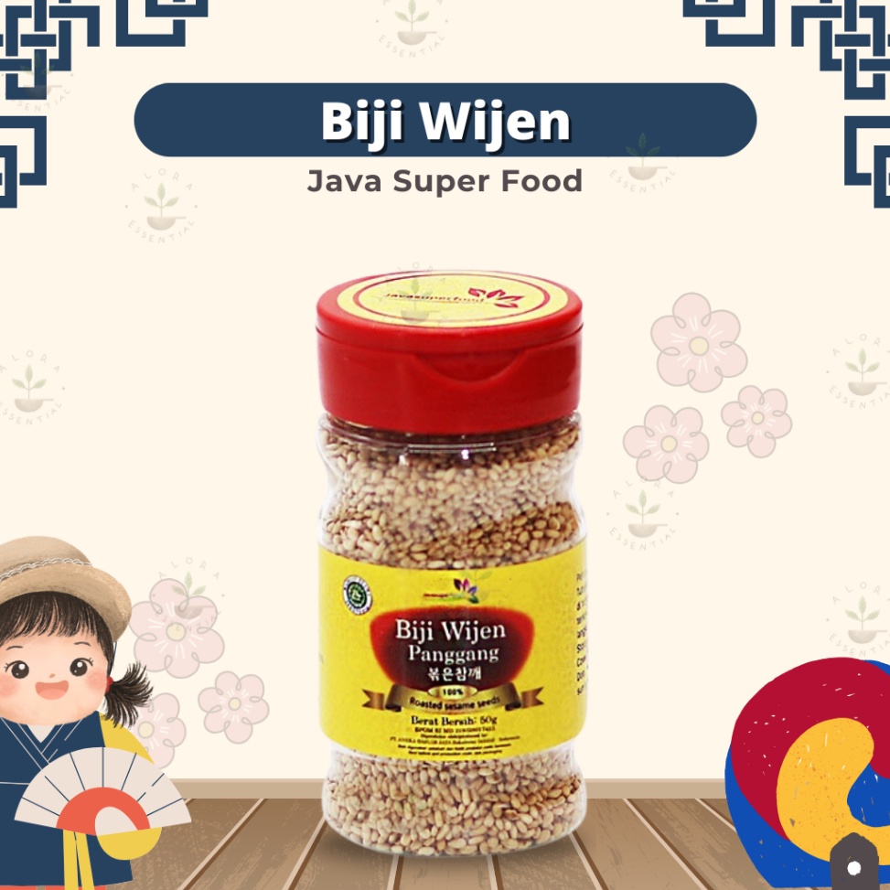 

COD TERMURAH JAVA Super Food Biji Wijen Panggang 5Gr Roasted Sesame Seeds