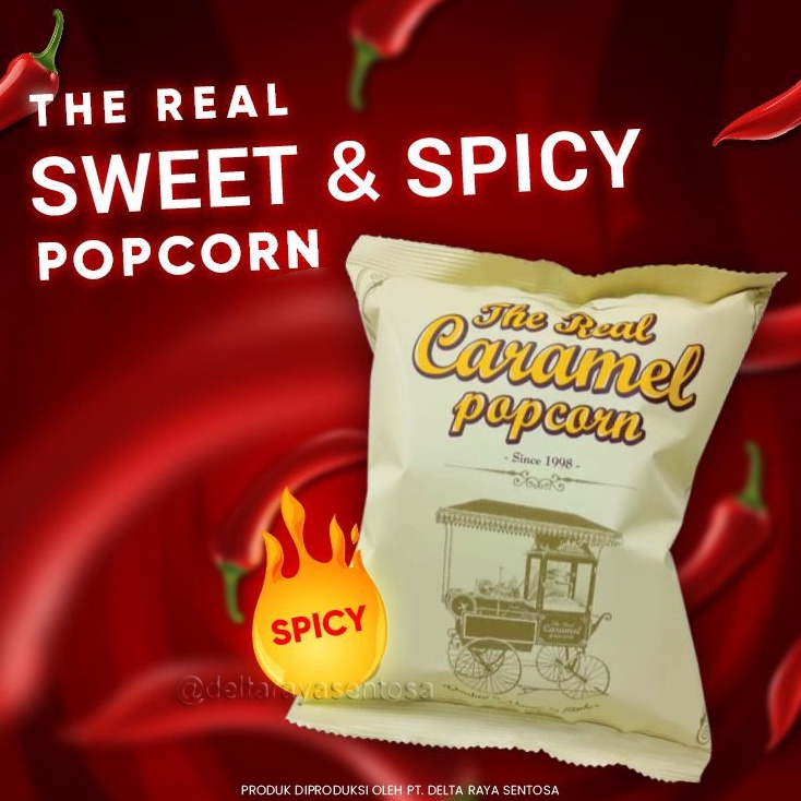 

ORIGINAL The Real Sweet and Spicy Popcorn 8 Gr