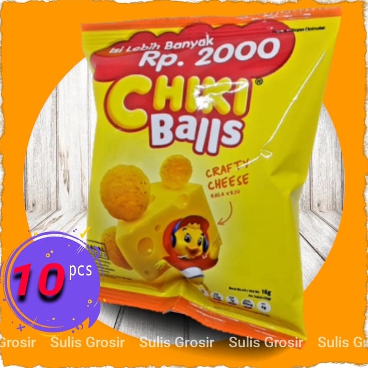 

COD TERMURAH Chiki Balls Keju Renceng Isi 1 Pcs X 16 gr