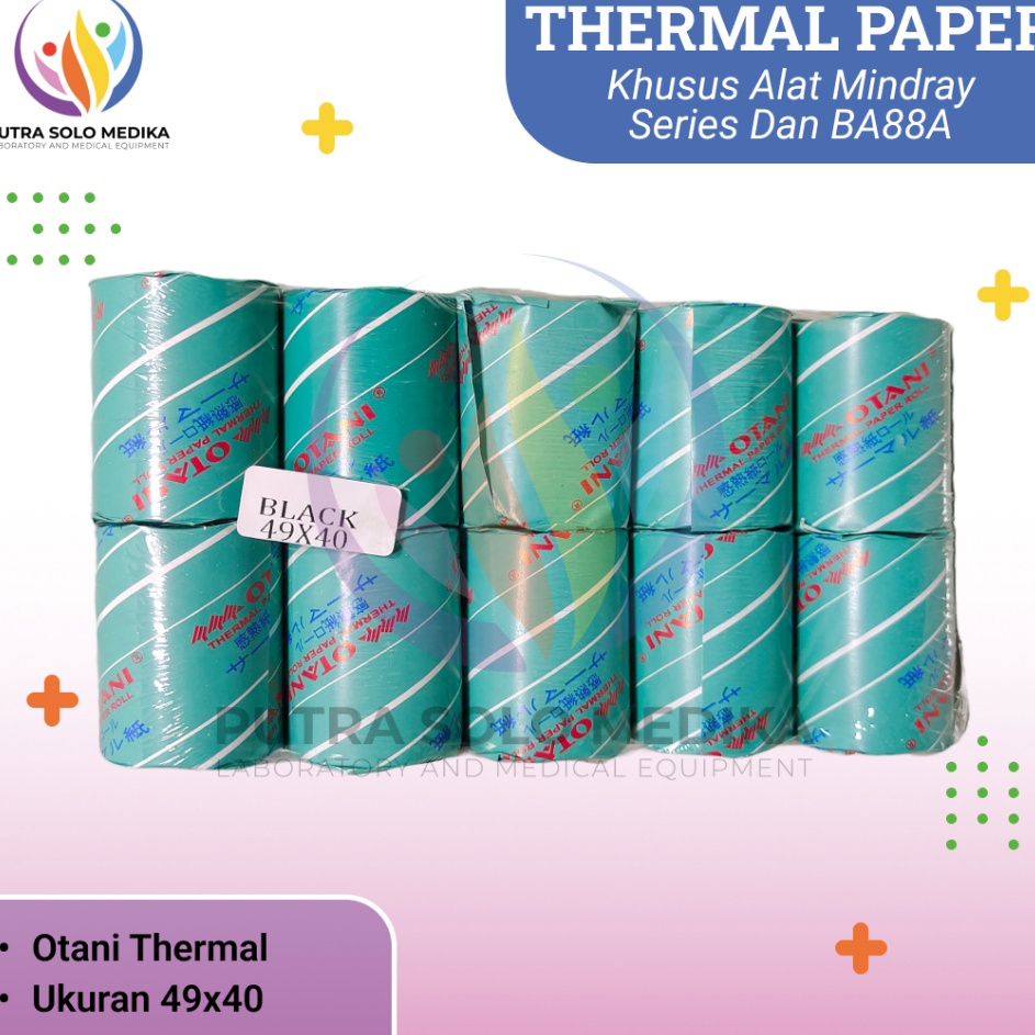 

Terbaru 33 KERTAS THERMAL PAPER UNTUK MINDRAY ALAT HEMATOLOGY MINDRAY UKURAN 49x4 MM