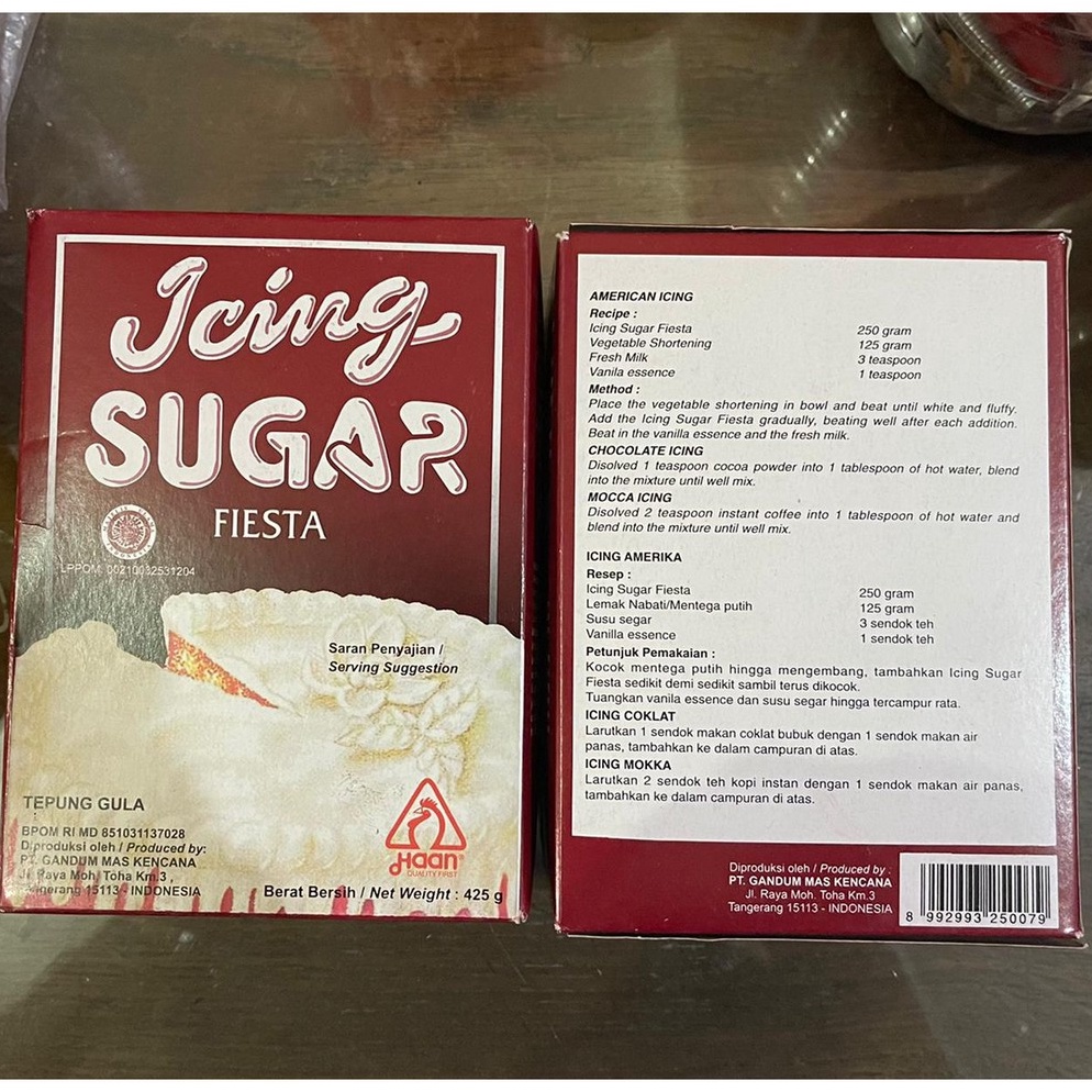 

New event Haan Icing Sugar Fiesta Icing Sugar 425gr