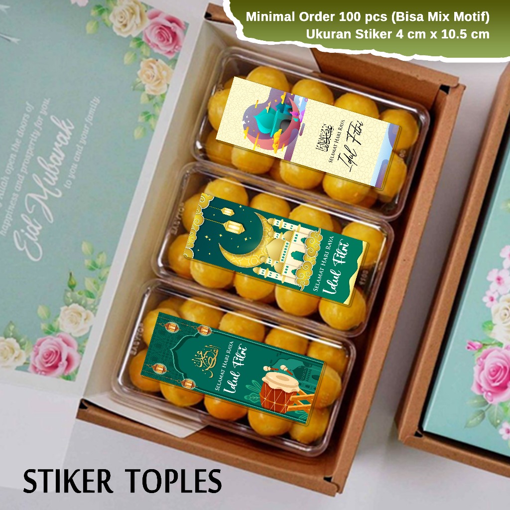 

Stiker toples idul fitri lebaran hampers kotak kue // Stiker toples // Stiker kue // Stiker Lebaran // Idul Fitri