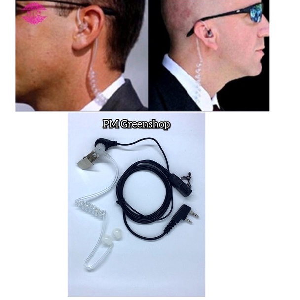 Headset HT WLN FBI Tube Spiral paspampres WLAN Earphone