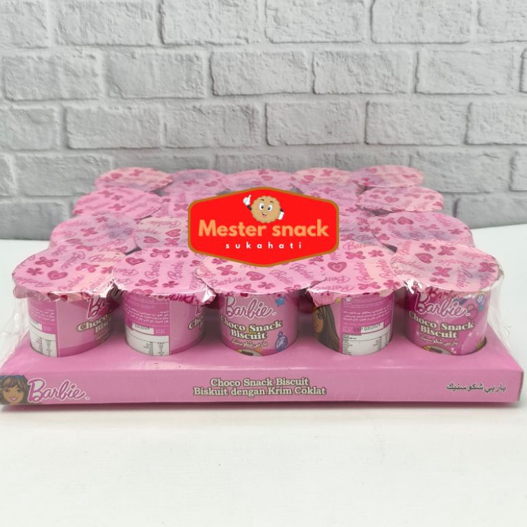 

TERBARU Barbie Choco Snack Biscuit Mini 8 gram 1 pack isi 2 pcs